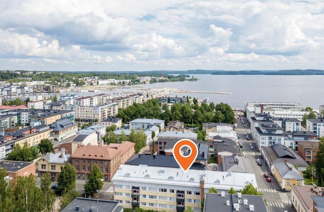 City Apartment Snellmaninkatu 22 A, Yksityinen Pistokkeellinen Paikoitus Sisaeltyy Hintaan 쿠오피오 외부 사진